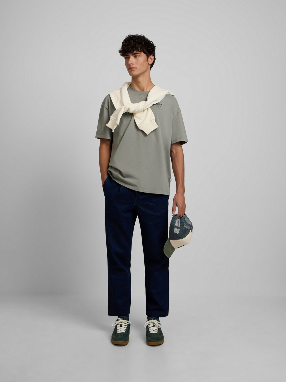 Camiseta relaxed fit soldiers khaki