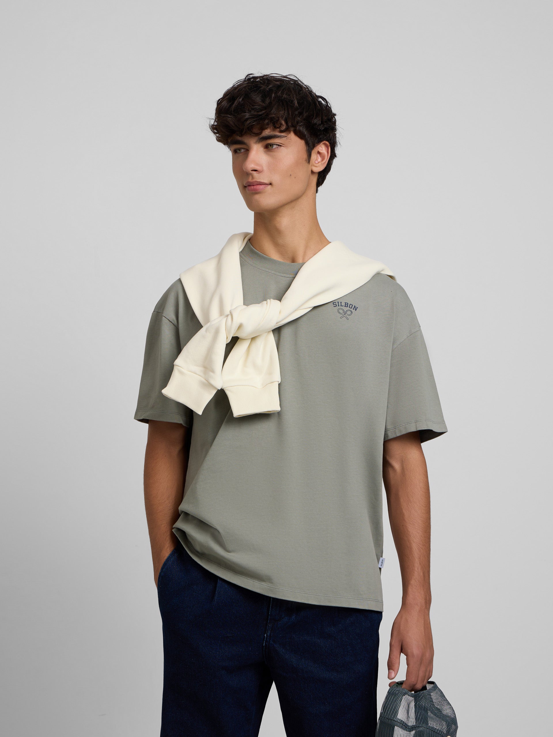 Camiseta relaxed fit soldiers khaki