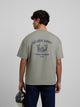 Camiseta relaxed fit soldiers khaki