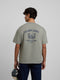 Camiseta relaxed fit soldiers khaki