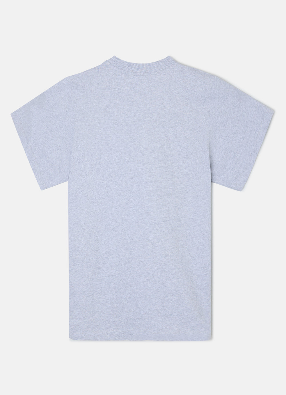 Camiseta silbon flock cinzenta