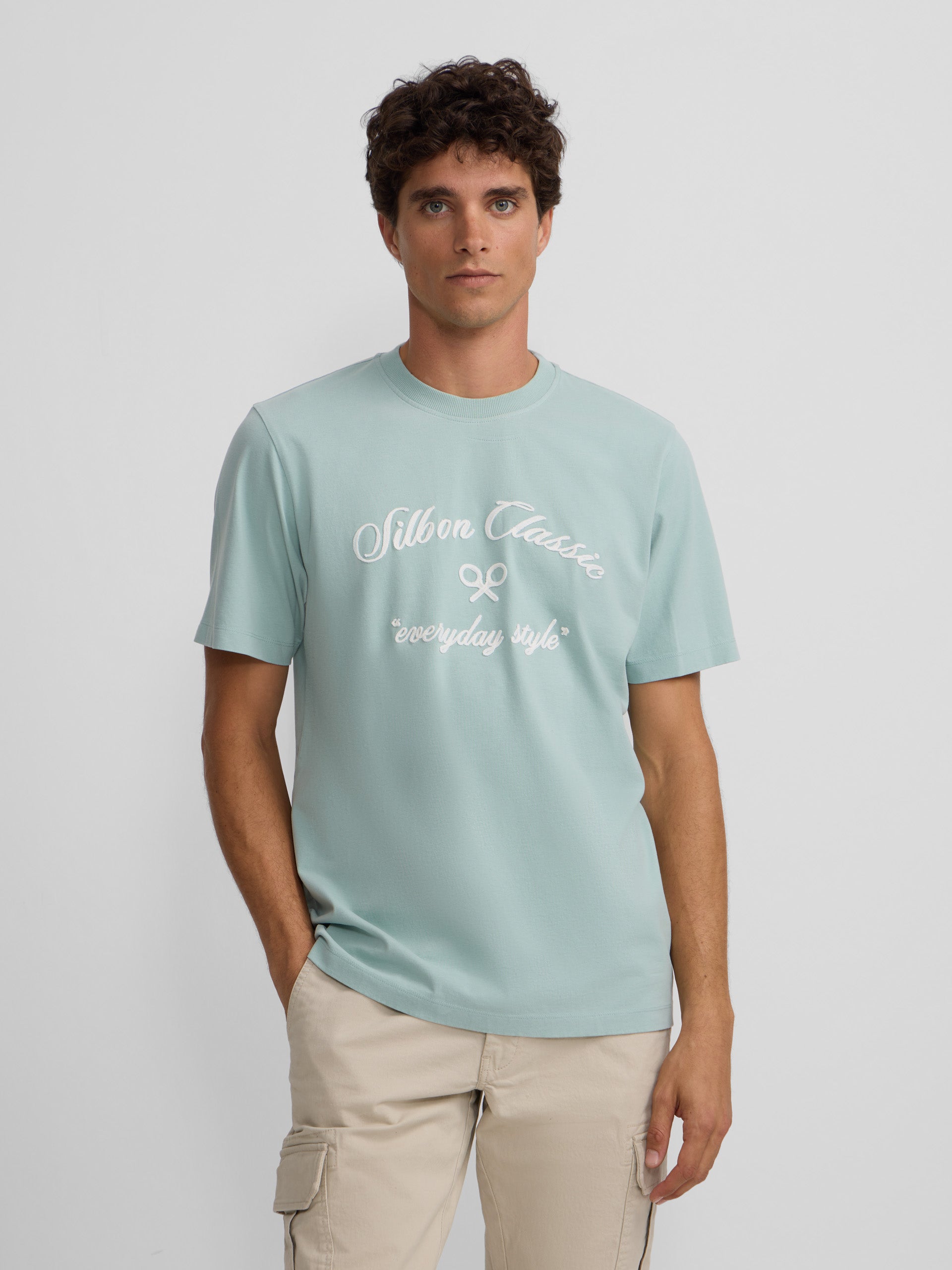 T-shirt everyday style verde