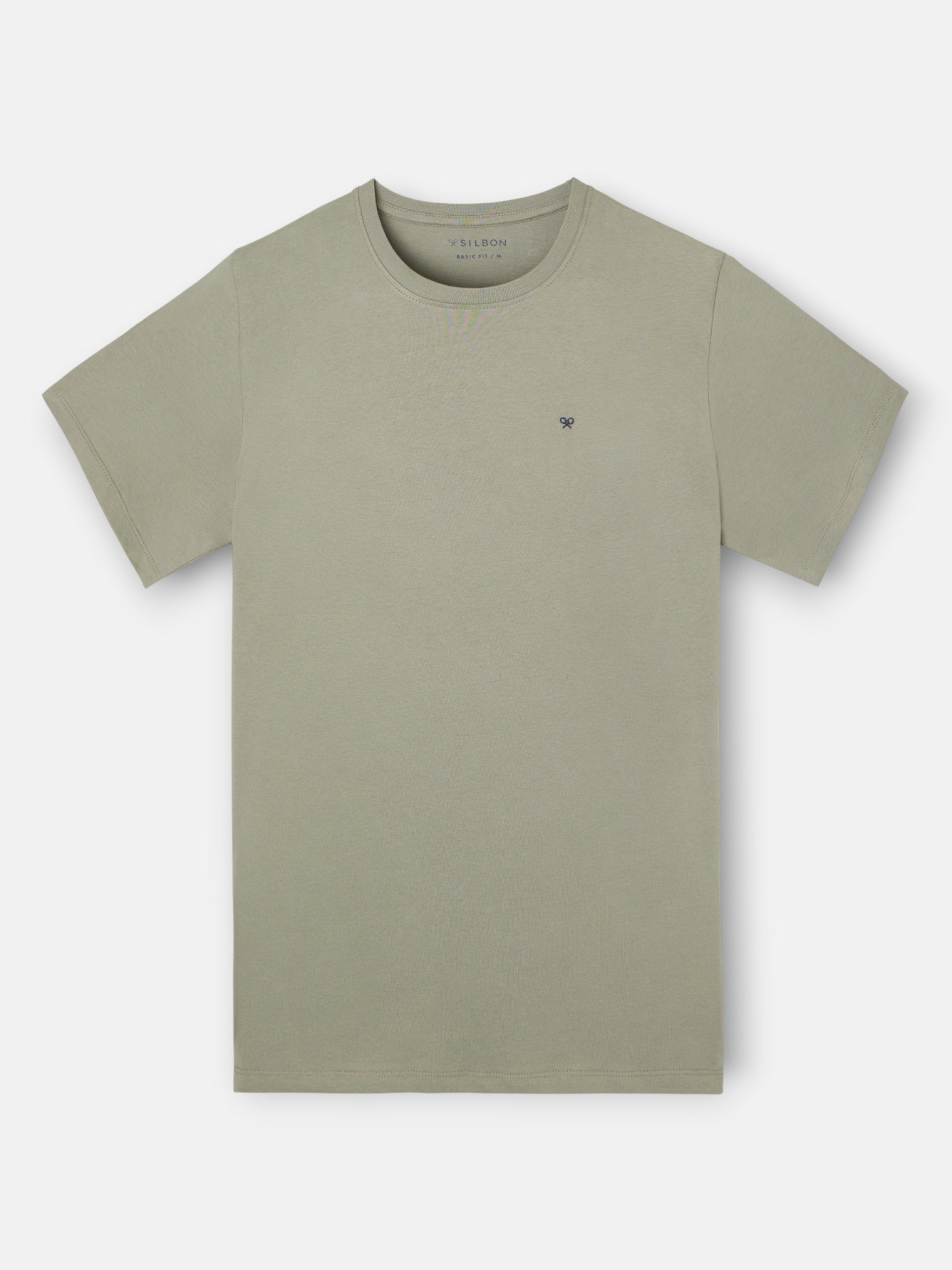 Green mini logo silbon t-shirt