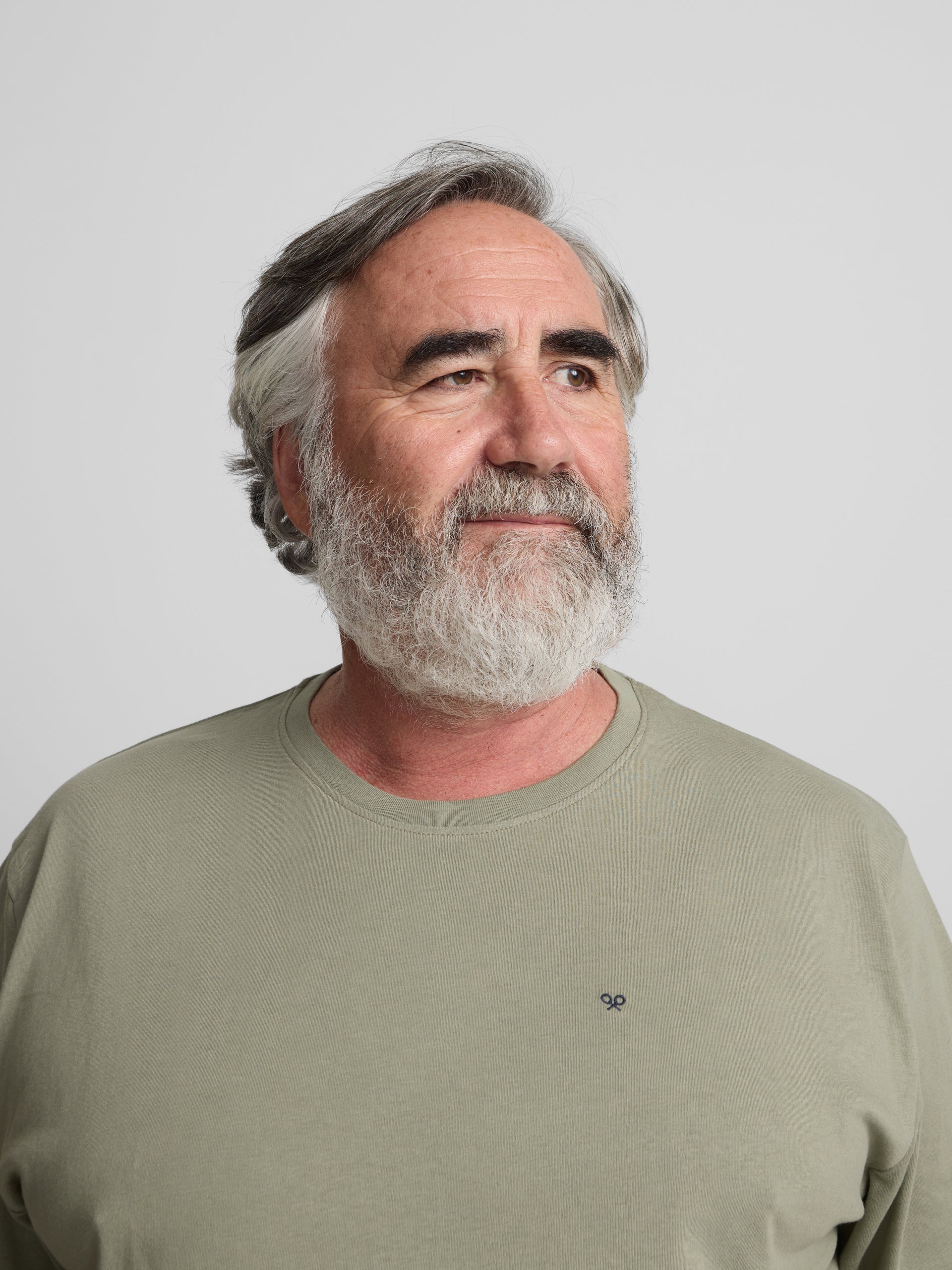 Green mini logo silbon t-shirt