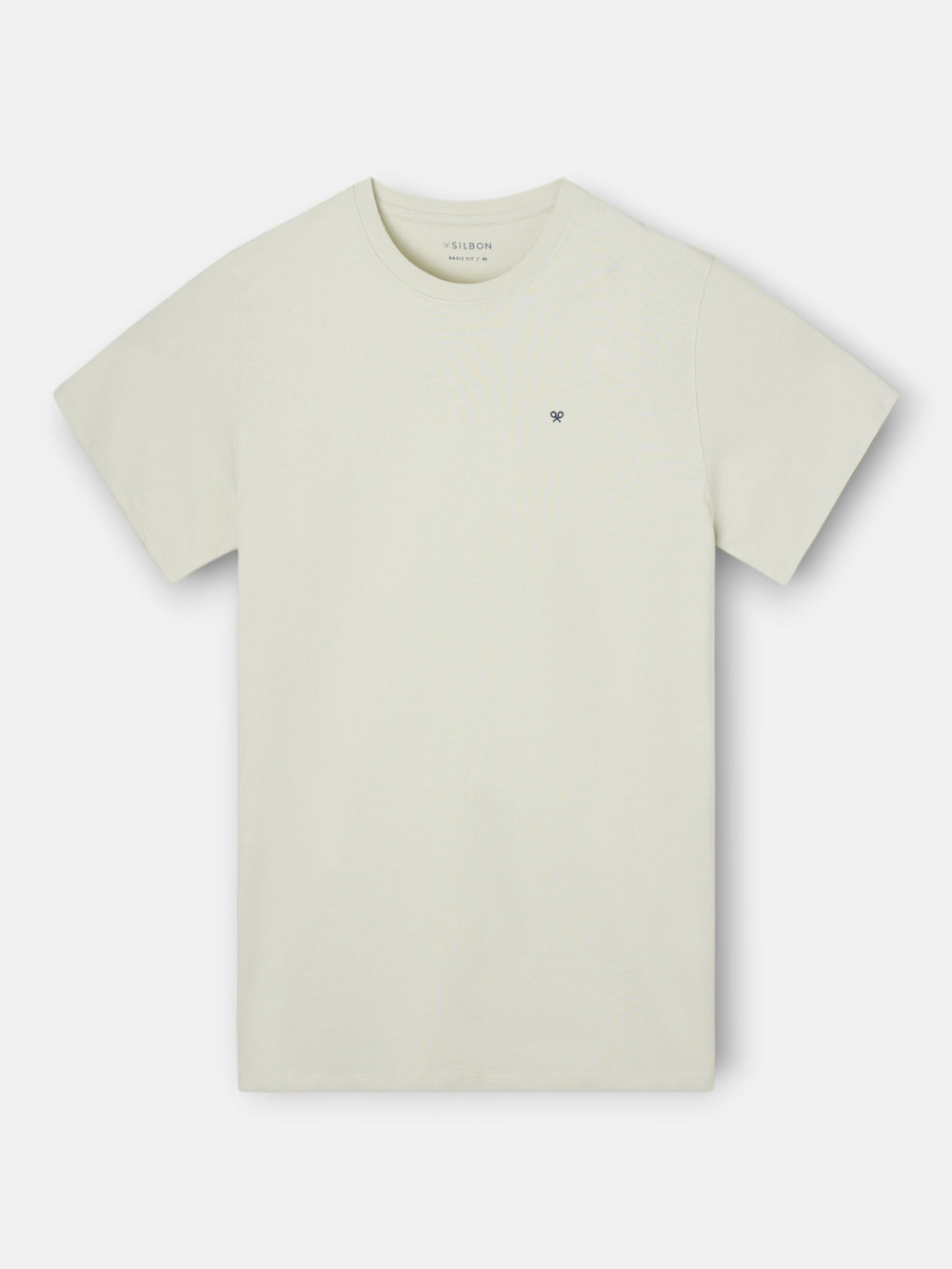 Camiseta silbon minilogo verde claro