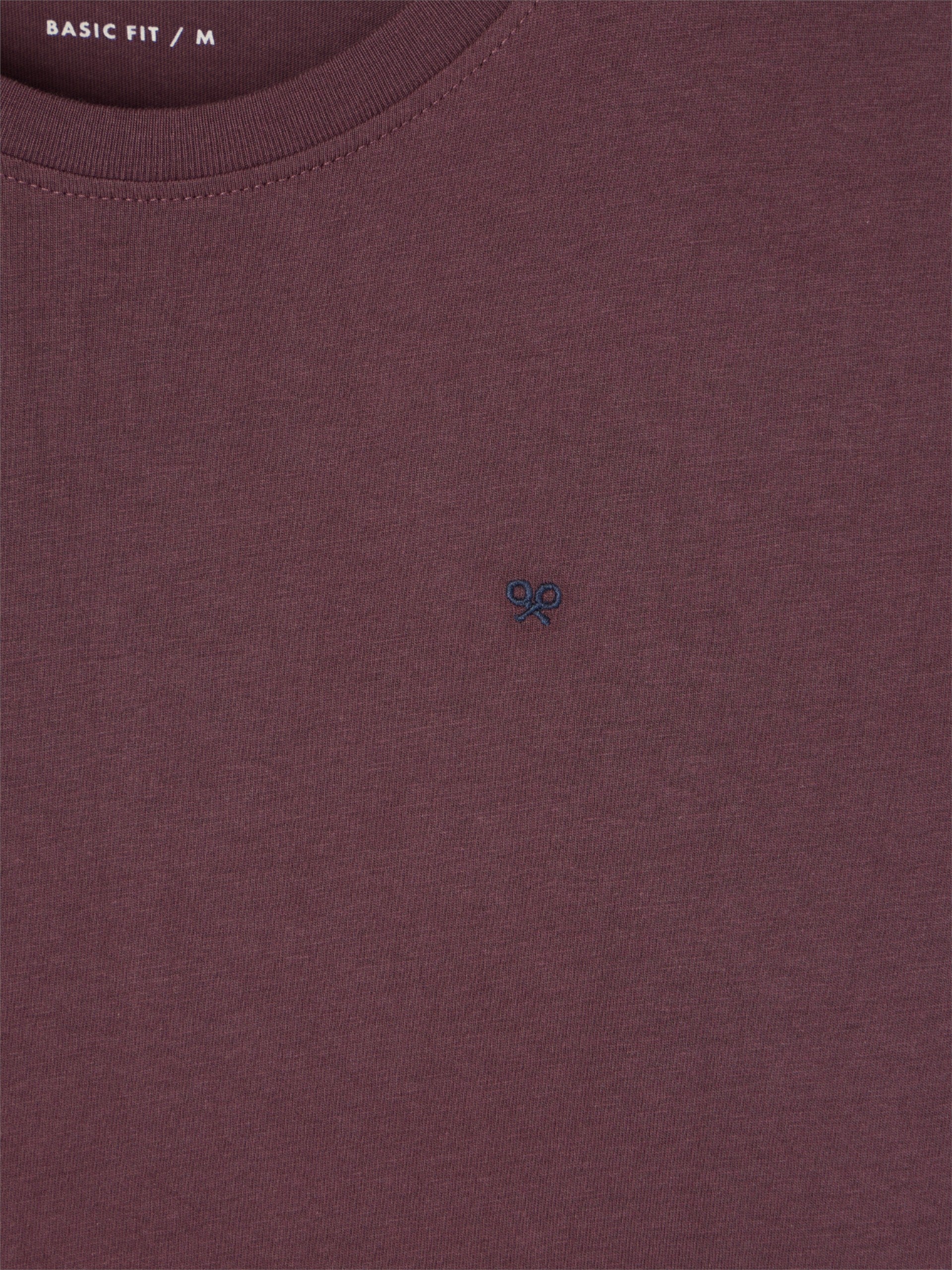 Burgundy Whistle Mini Logo T-shirt
