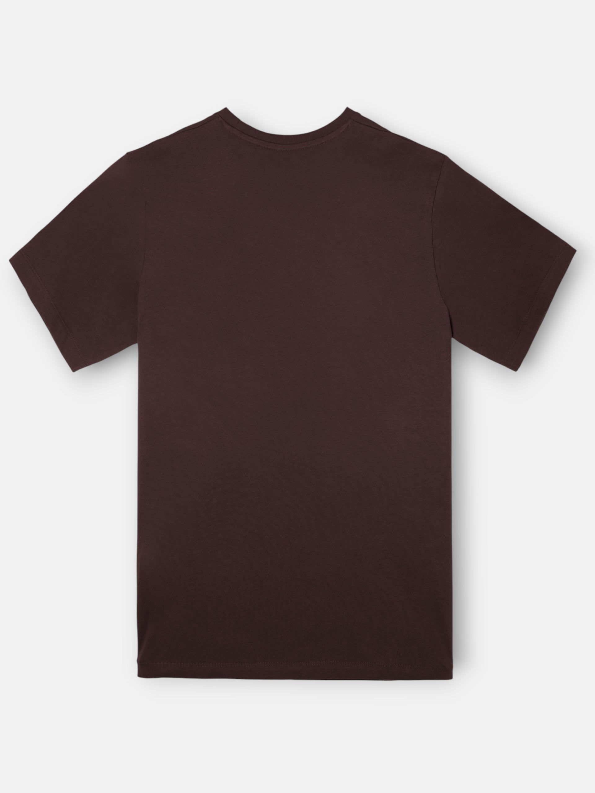 Camiseta silbon minilogo marron