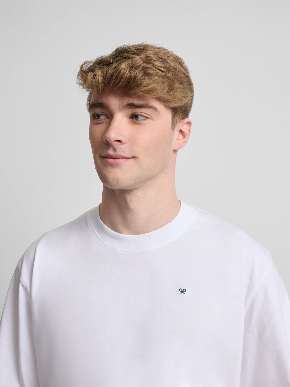 Camiseta clasica special fit minilogo blanca