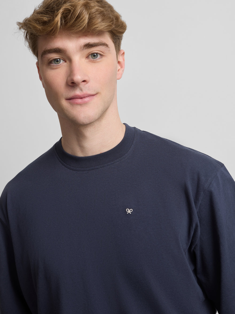 Camiseta clasica special fit minilogo azul marino