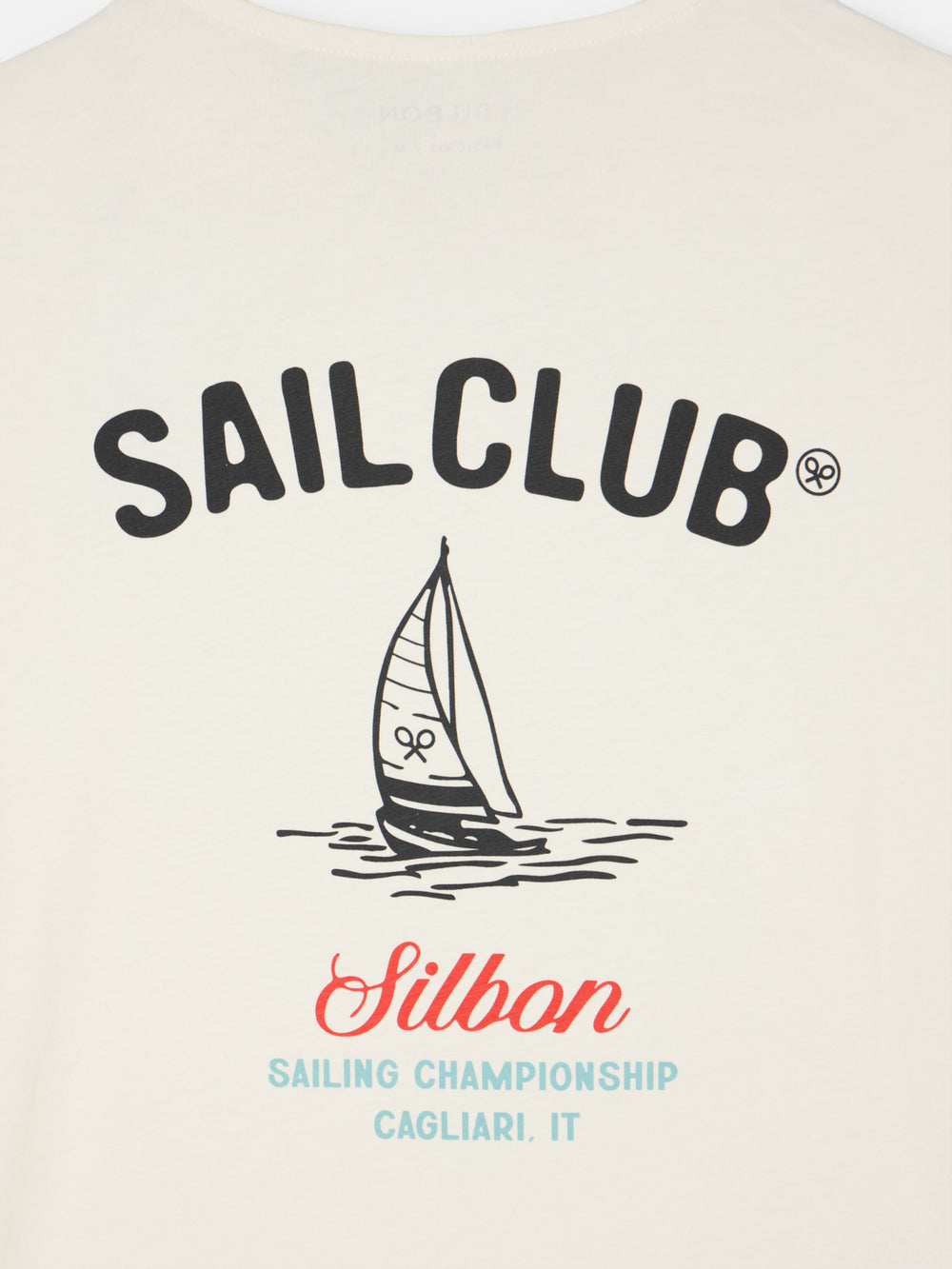Camiseta sail club crema