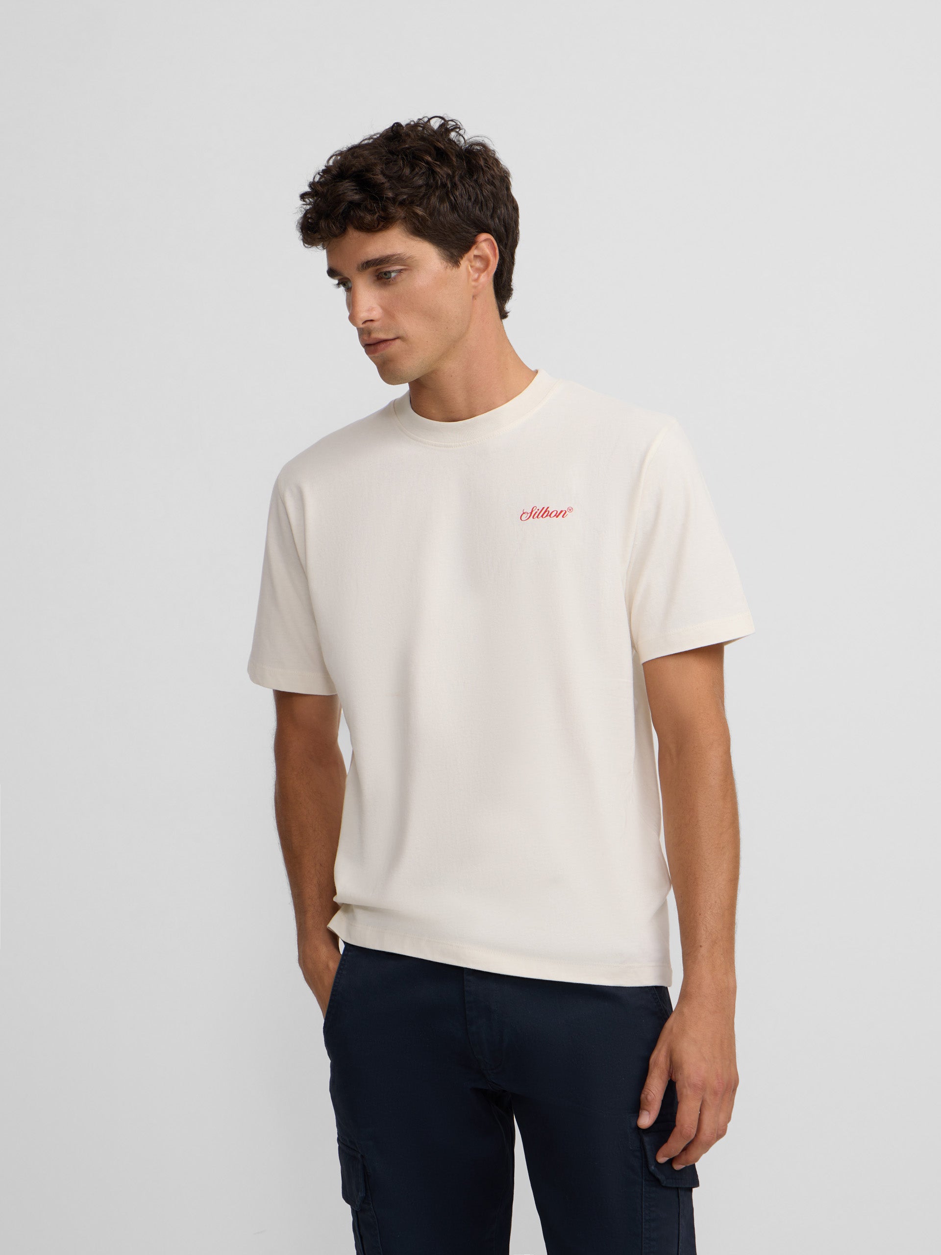 Camiseta sail club crema