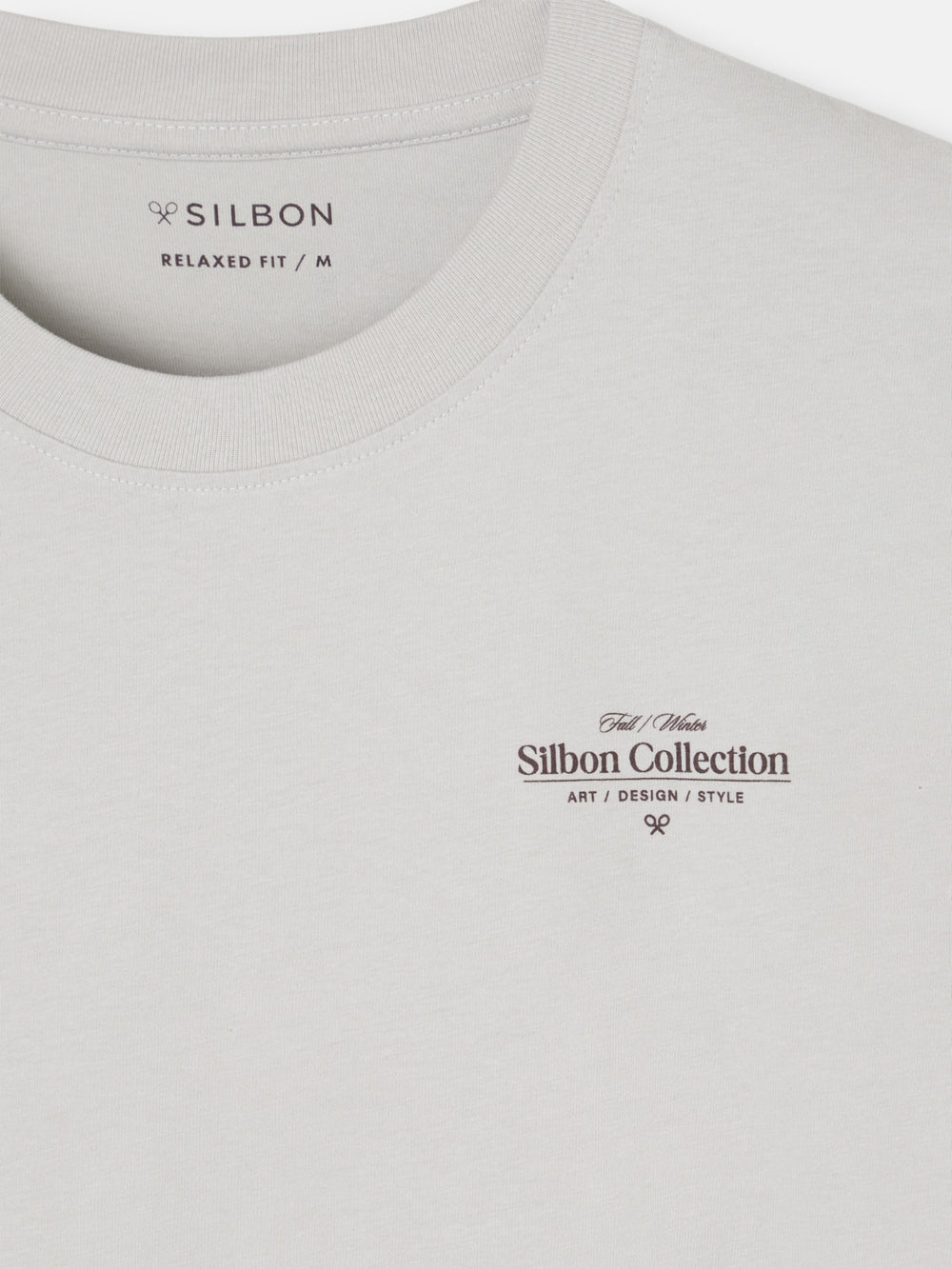 Camiseta relaxed fit collection gris