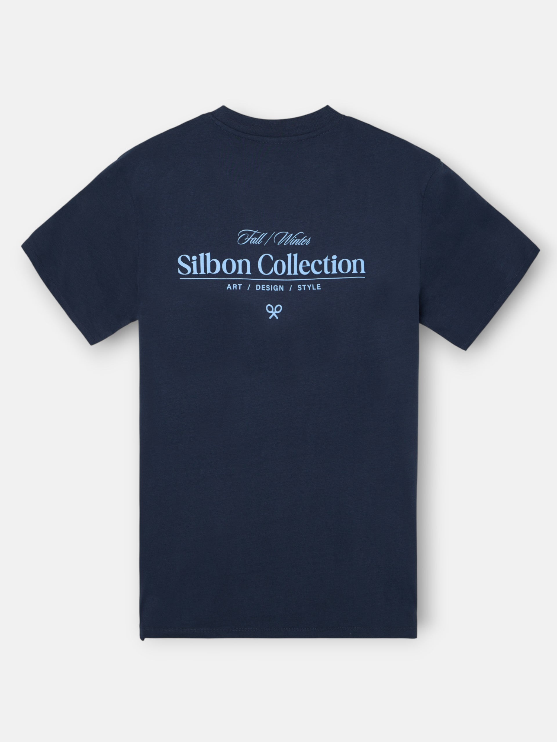 Relaxed fit collection navy blue T-shirt