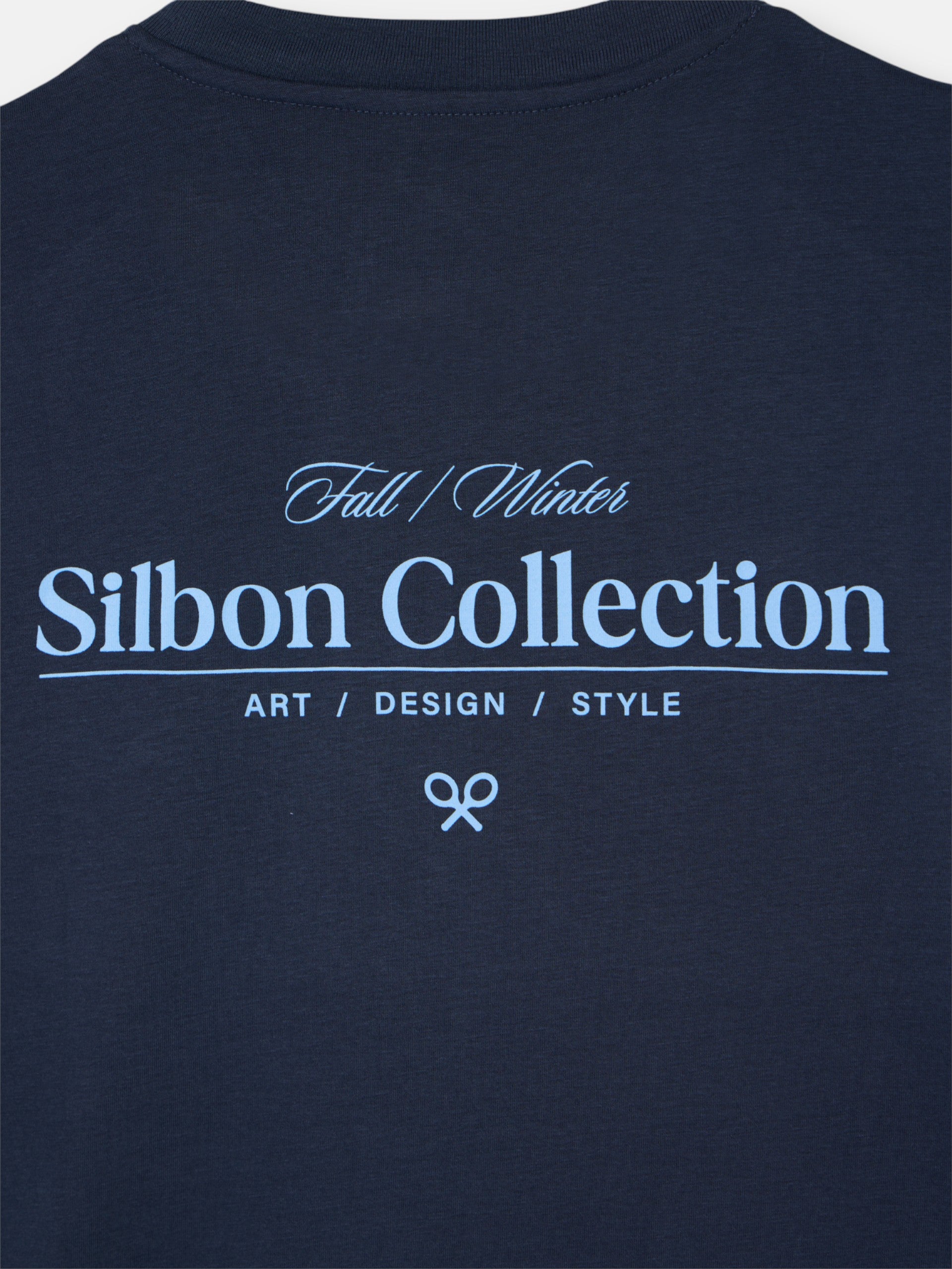 Relaxed fit collection navy blue T-shirt