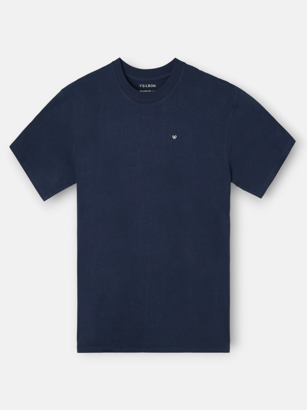 Relaxed fit sport college navy T-shirt