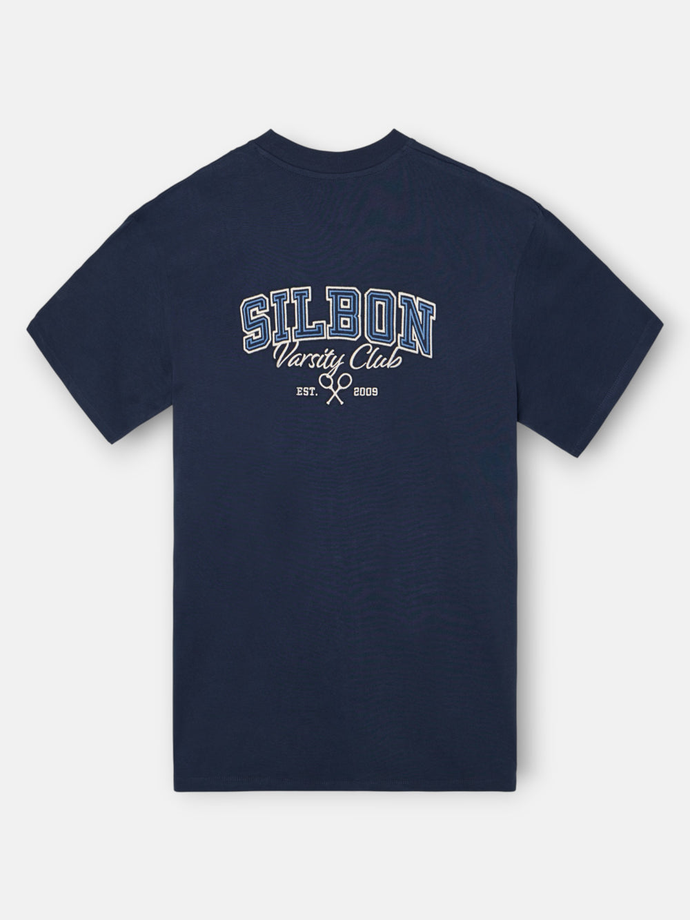 Relaxed fit sport college navy T-shirt