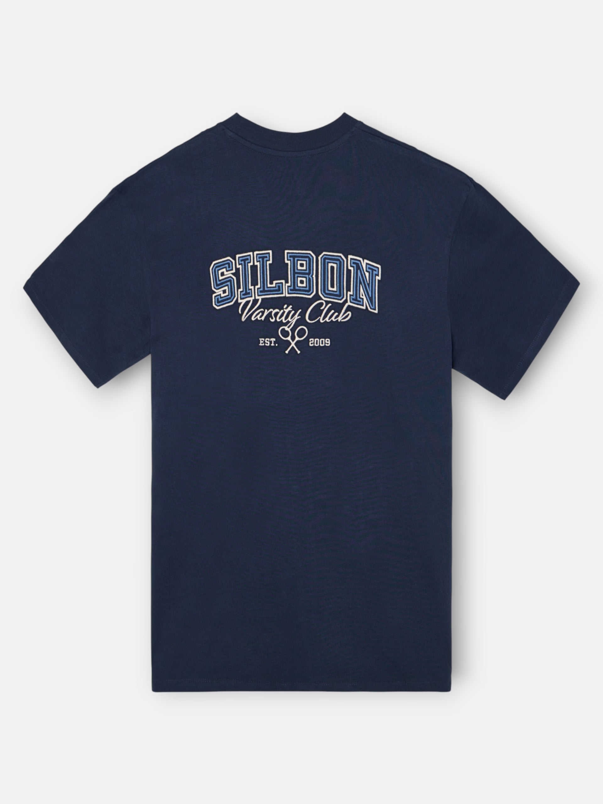 Relaxed fit sport college navy T-shirt