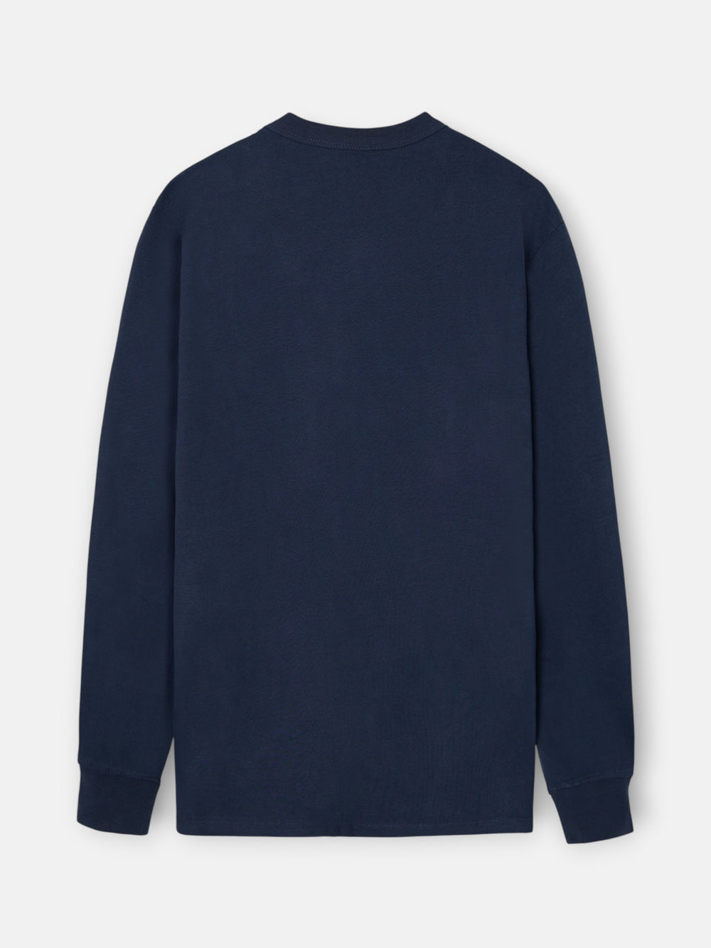 Camiseta manga larga bolsillo azul marino