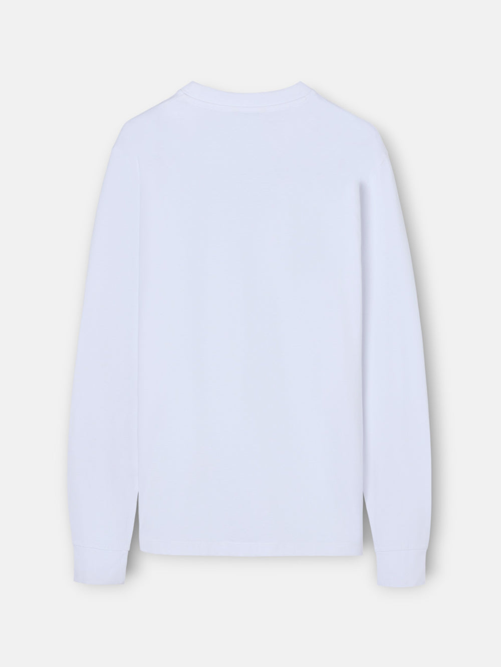 Camiseta manga larga minilogo blanca