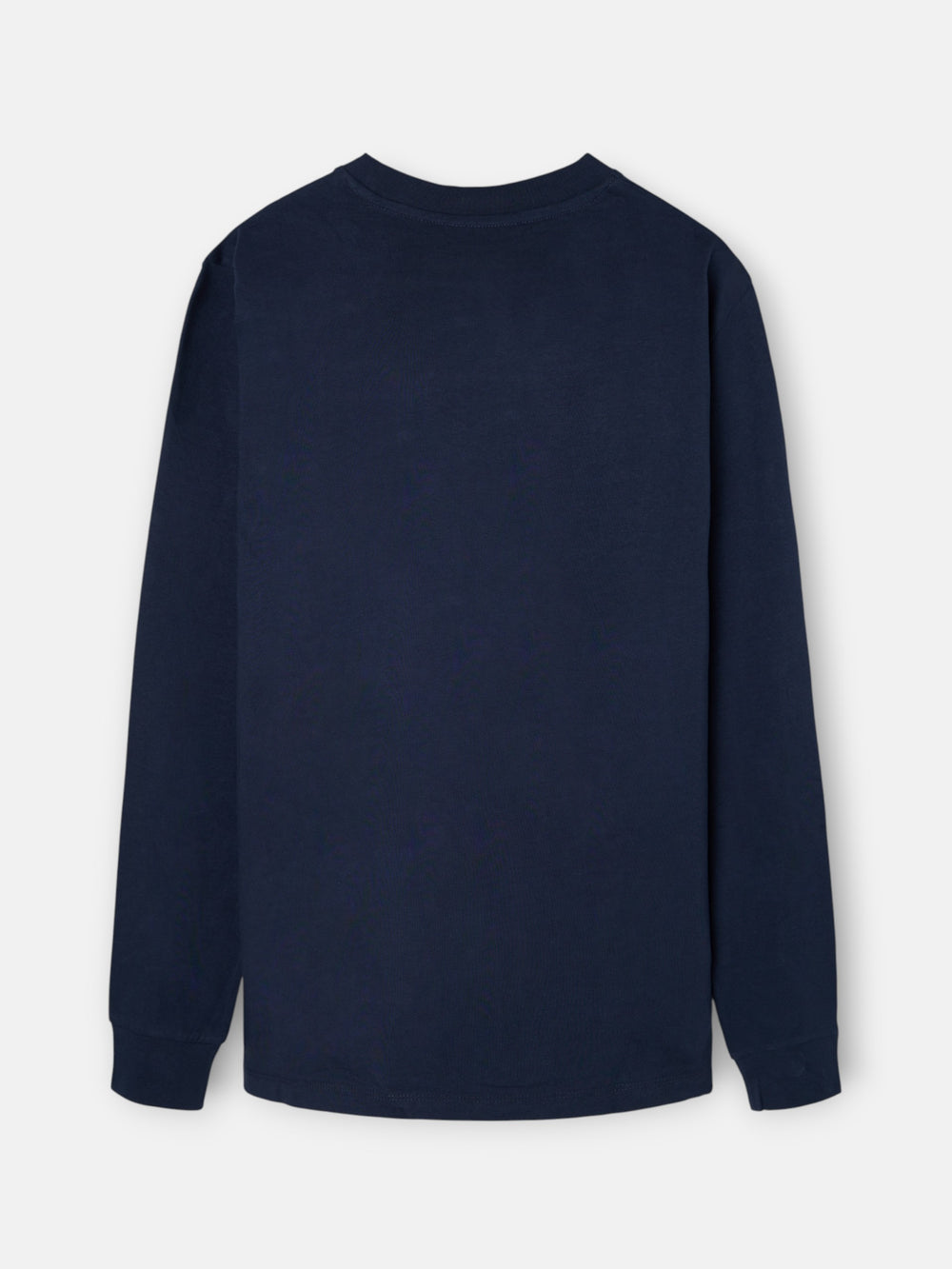 Camiseta manga larga minilogo azul marino