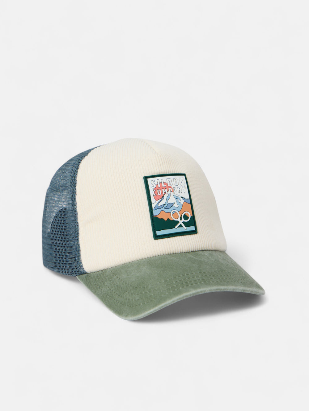 Boné trucker Silbon Company verde