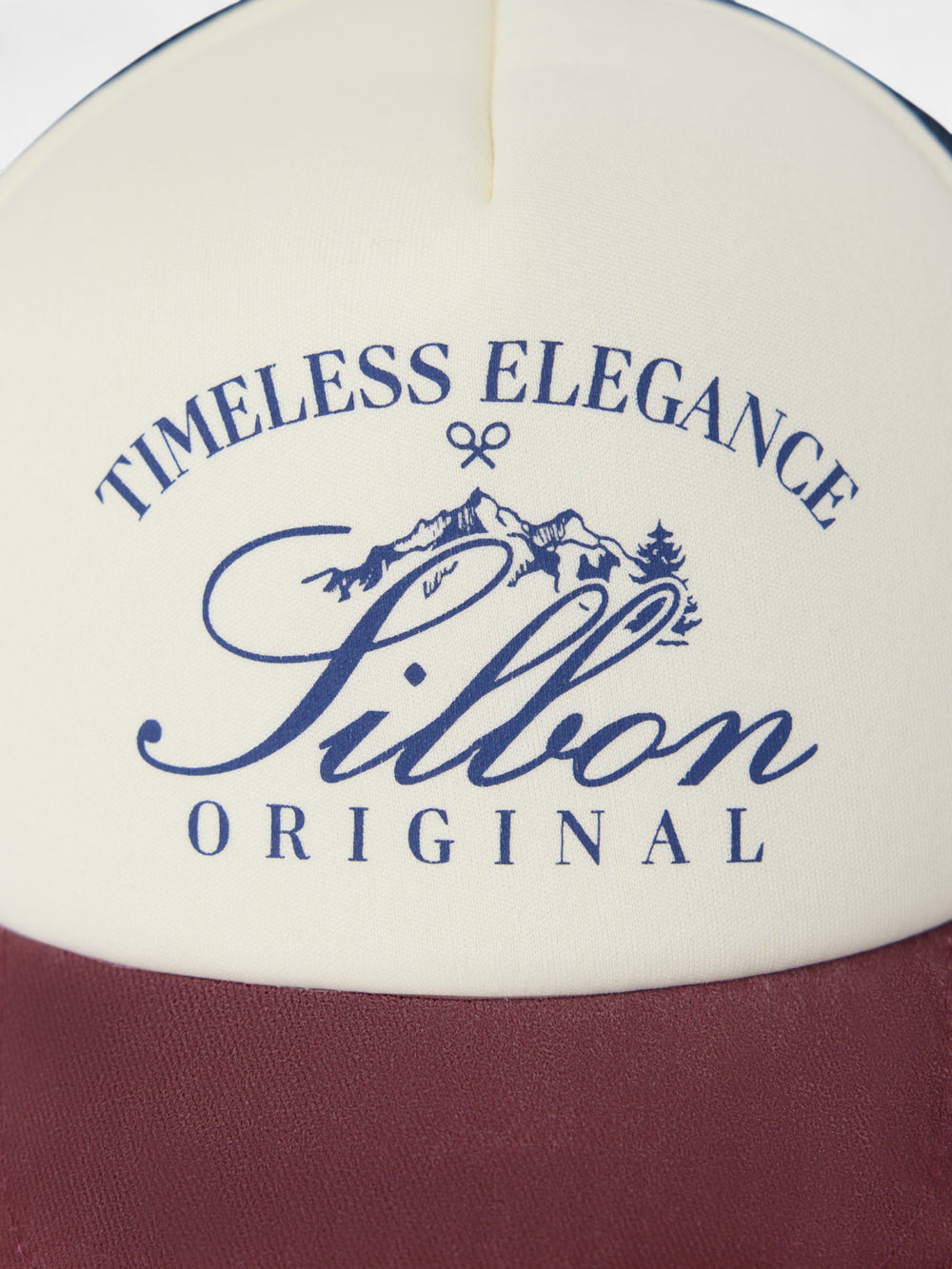 Casquette trucker bordeaux originale