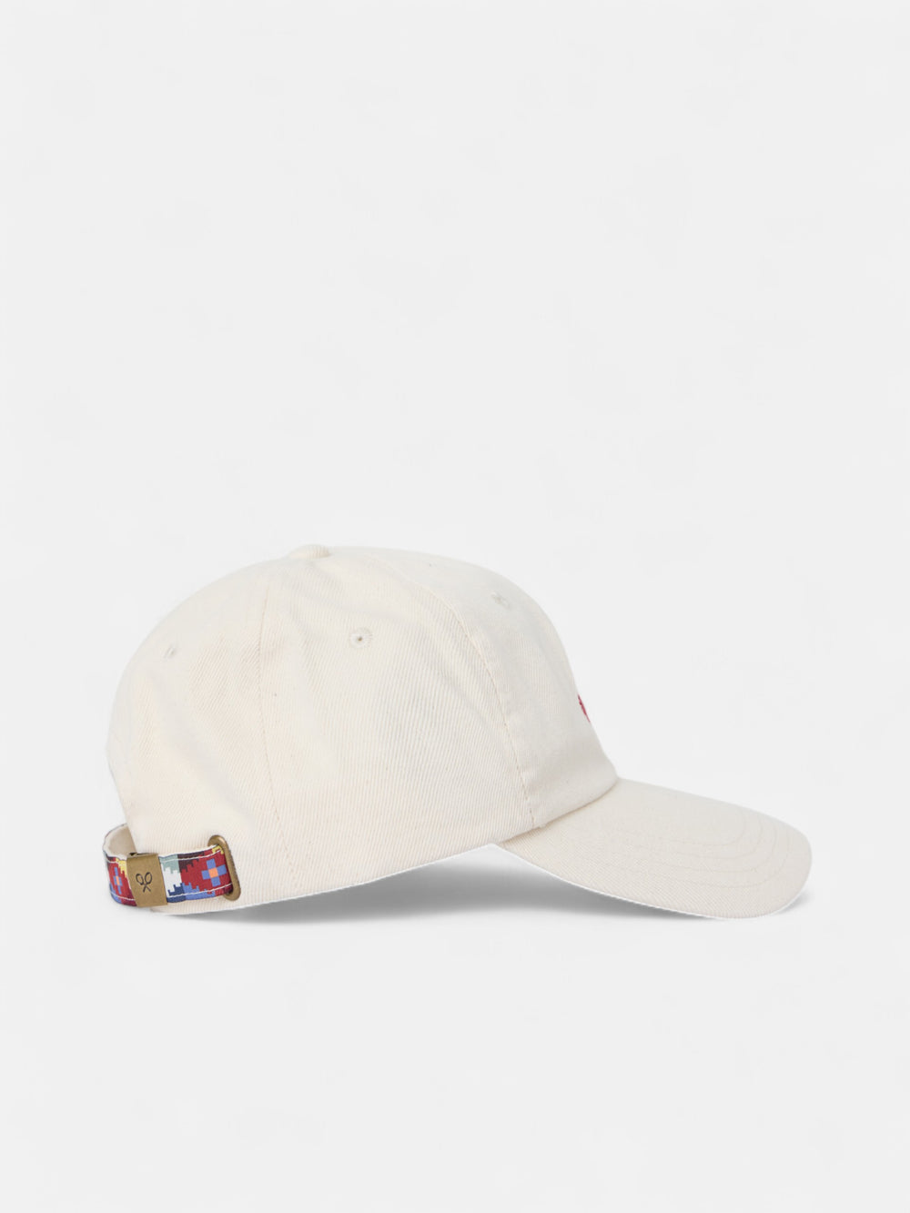 Gorra parche etnico beige