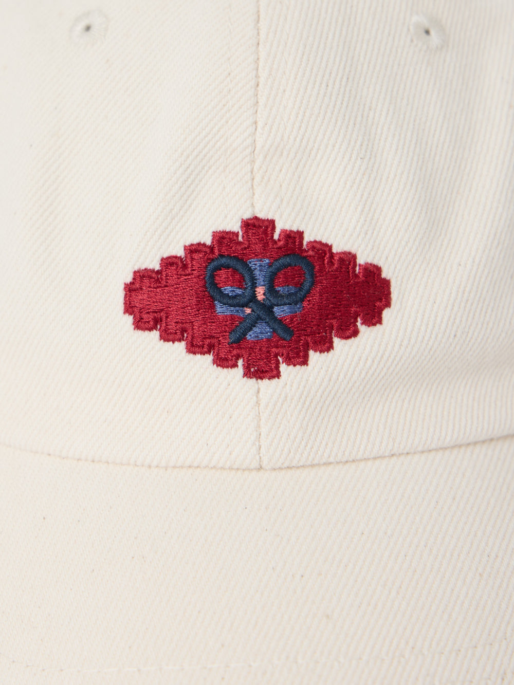 Gorra parche etnico beige