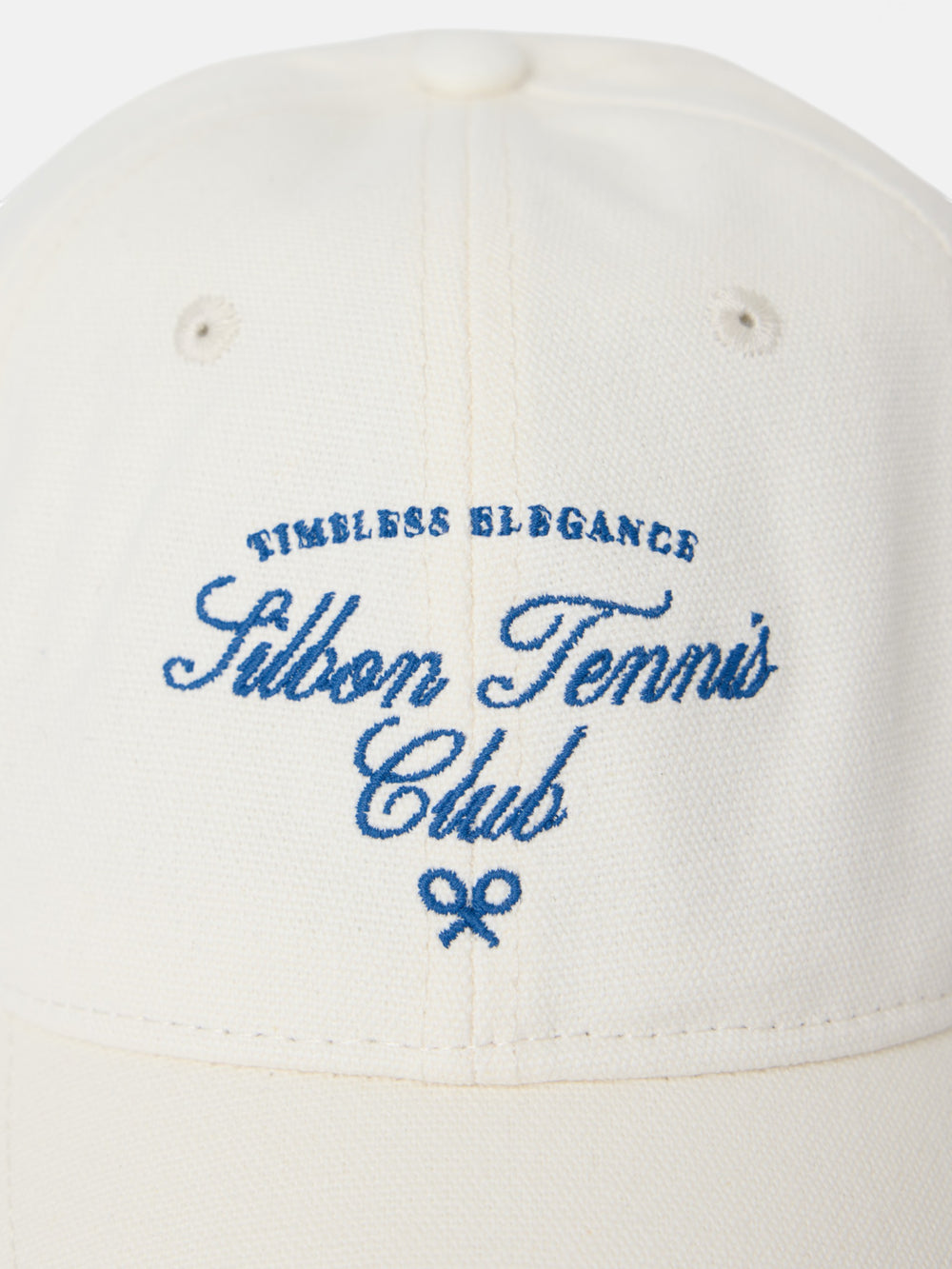 Gorra silbon tennis club beige claro