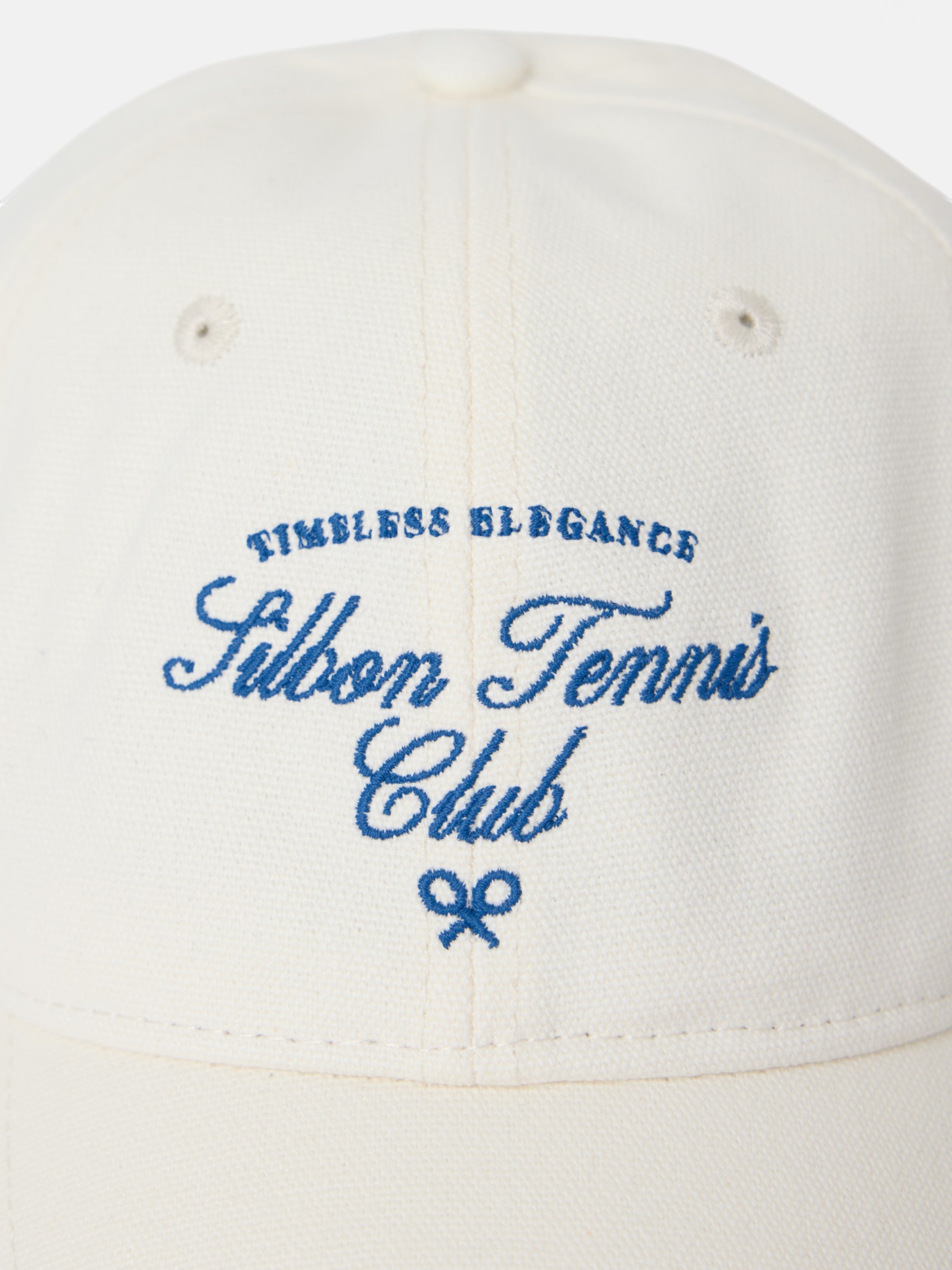 Casquette Silbon Tennis Club beige