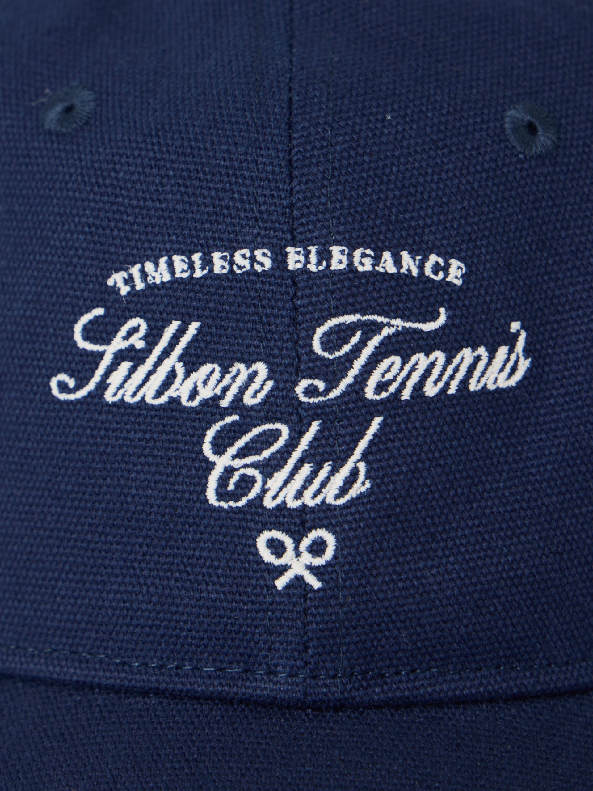 Casquette bleu marine Silbon Tennis Club