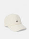 Beige corduroy racket cap