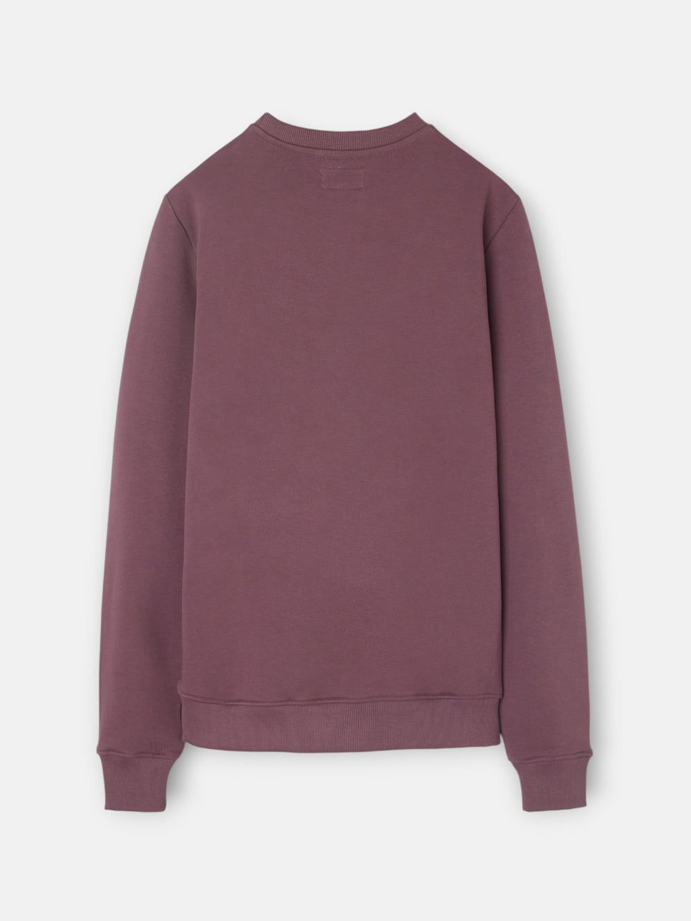 Sudadera clasica logo relieve burdeos