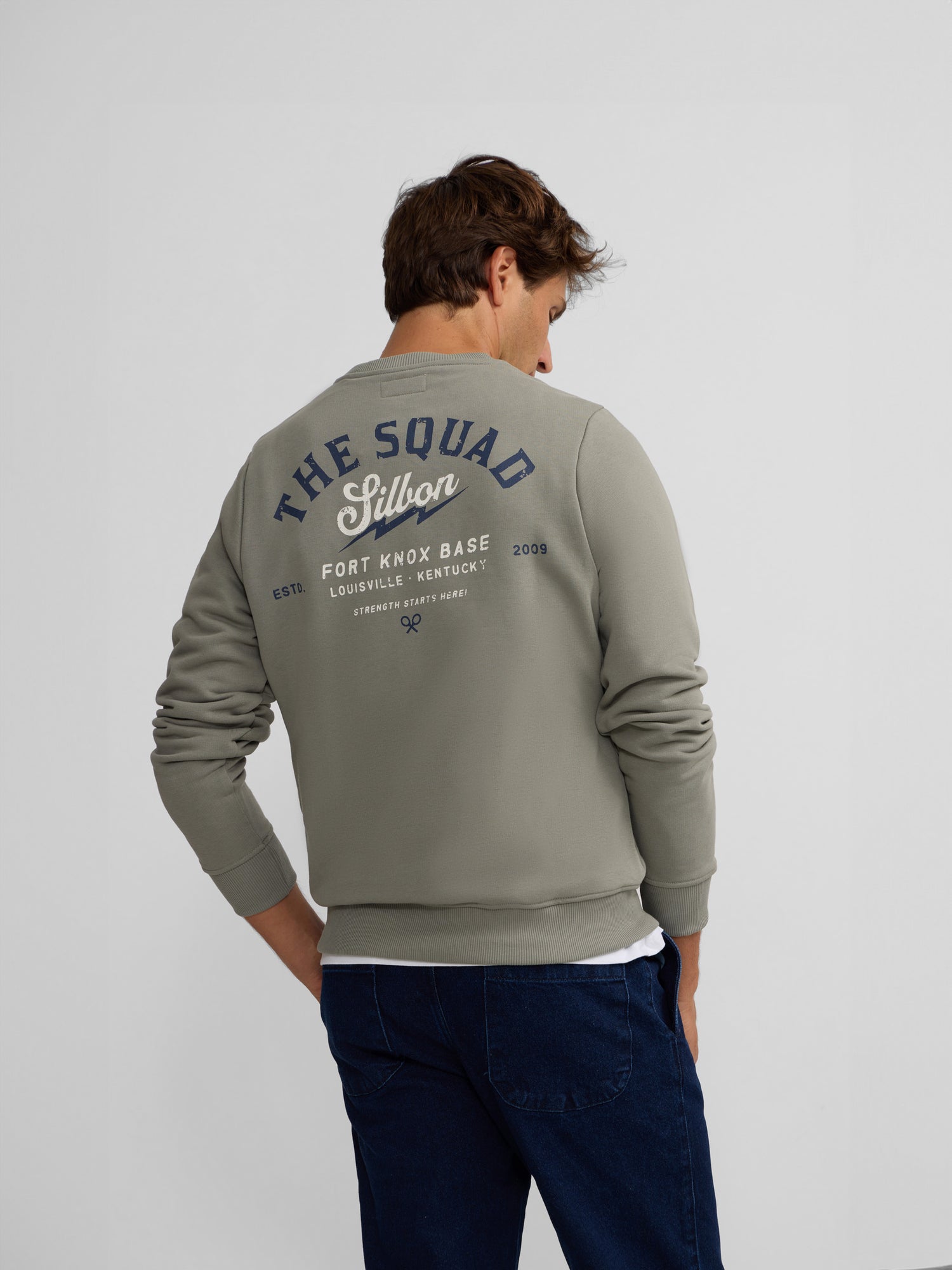 Sudadera the silbon squad khaki