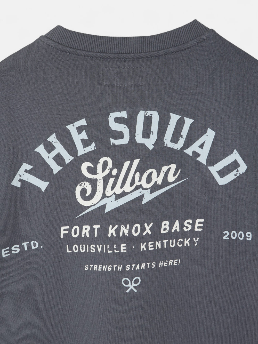 Sudadera the silbon squad gris