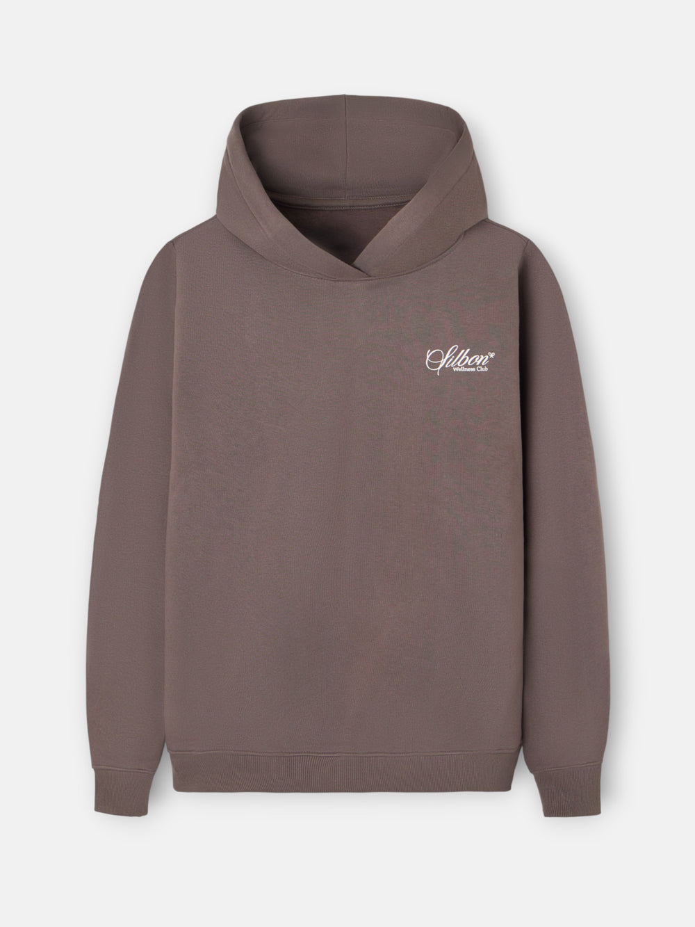 Wellness club brown hoodie sweatshirt