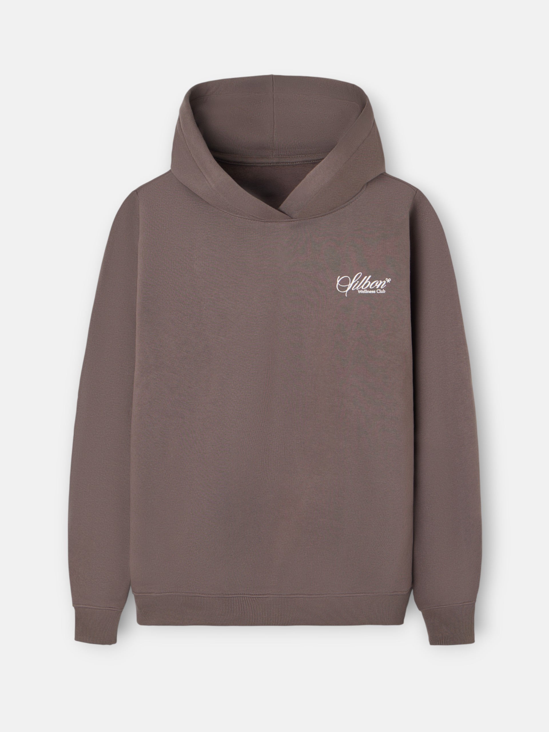 Wellness club brown hoodie sweatshirt