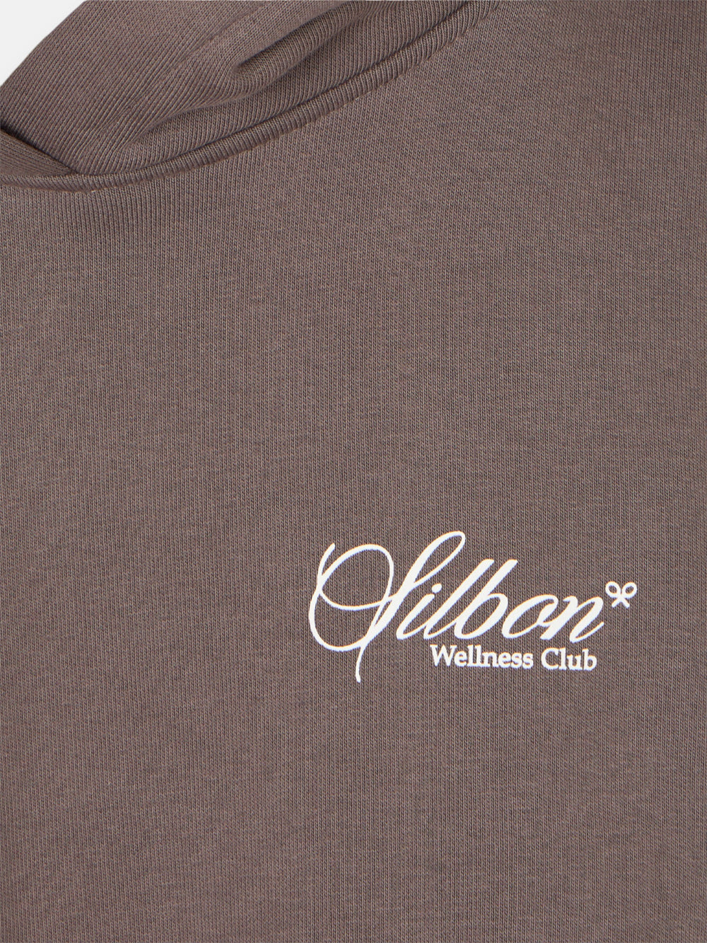 Wellness club brown hoodie sweatshirt