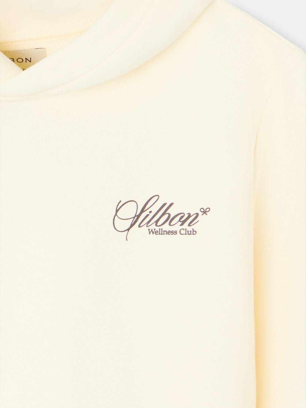 Cream wellness club hoodie sweatshirt
