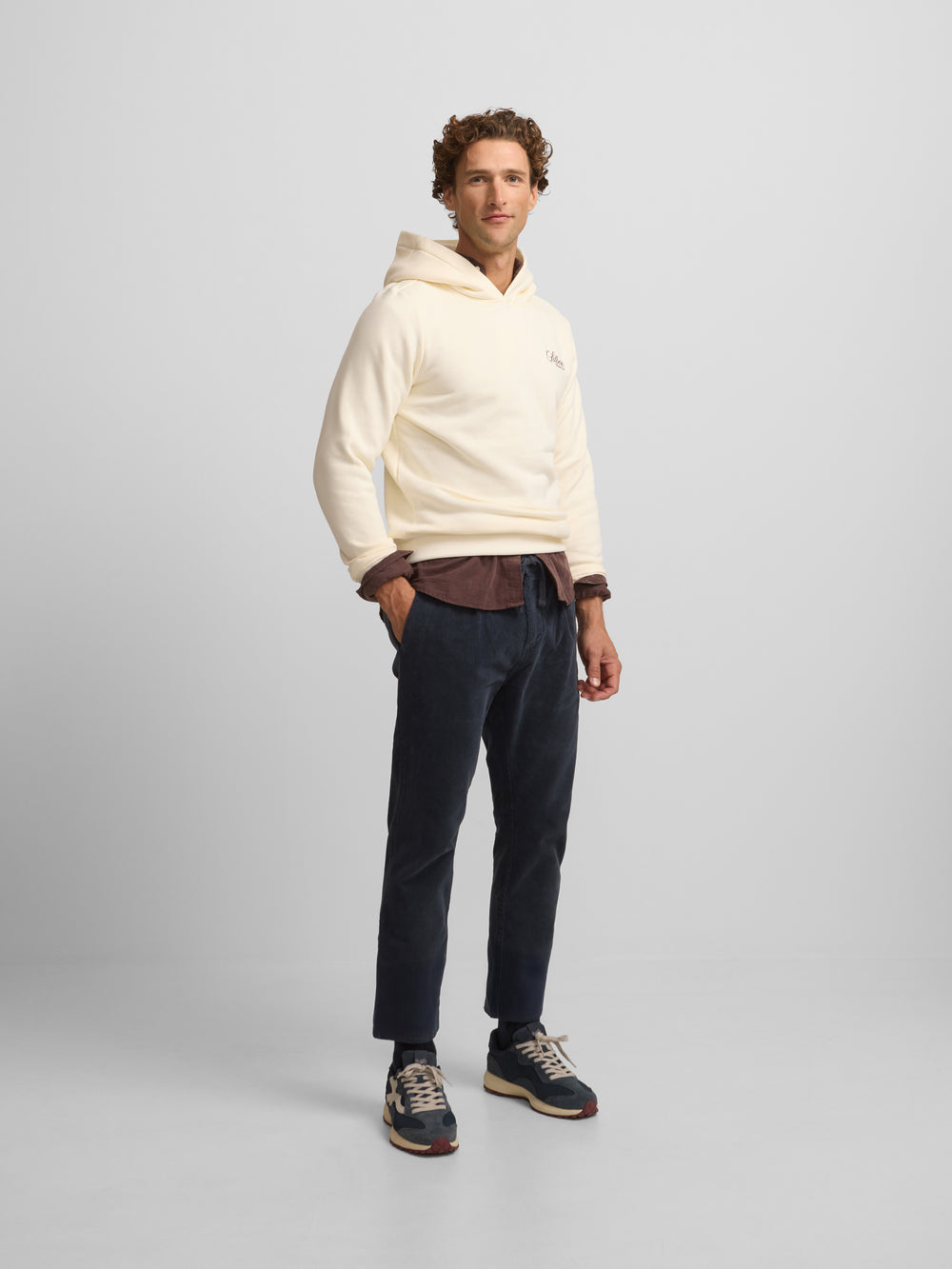 Cream wellness club hoodie sweatshirt