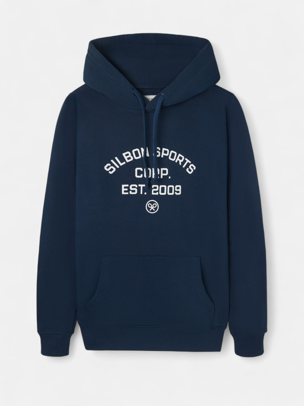 Sudadera hoodie Silbon sports azul marino