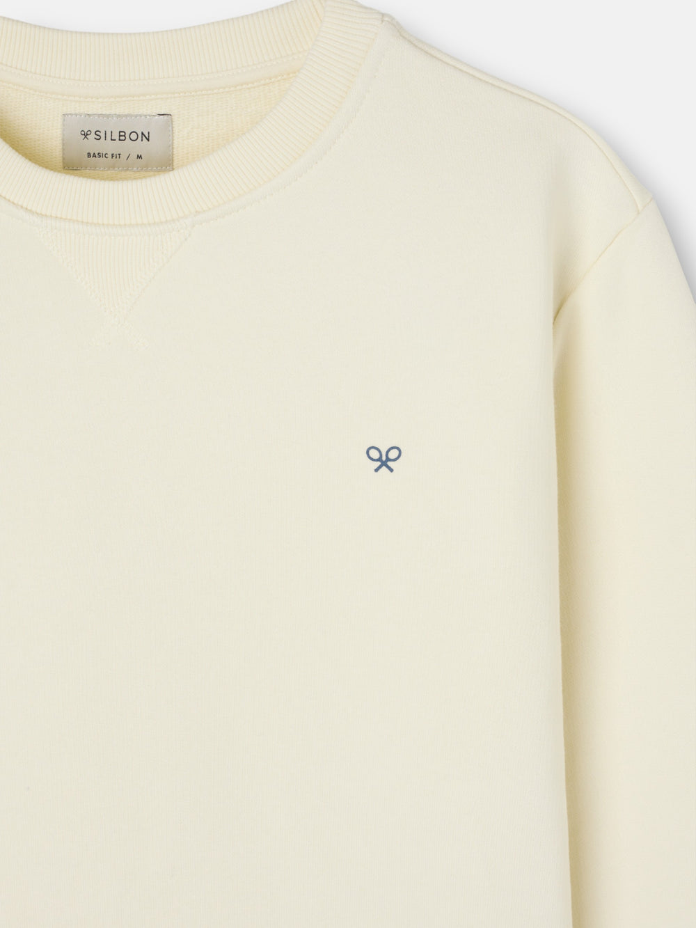 Sudadera escudo SB crema