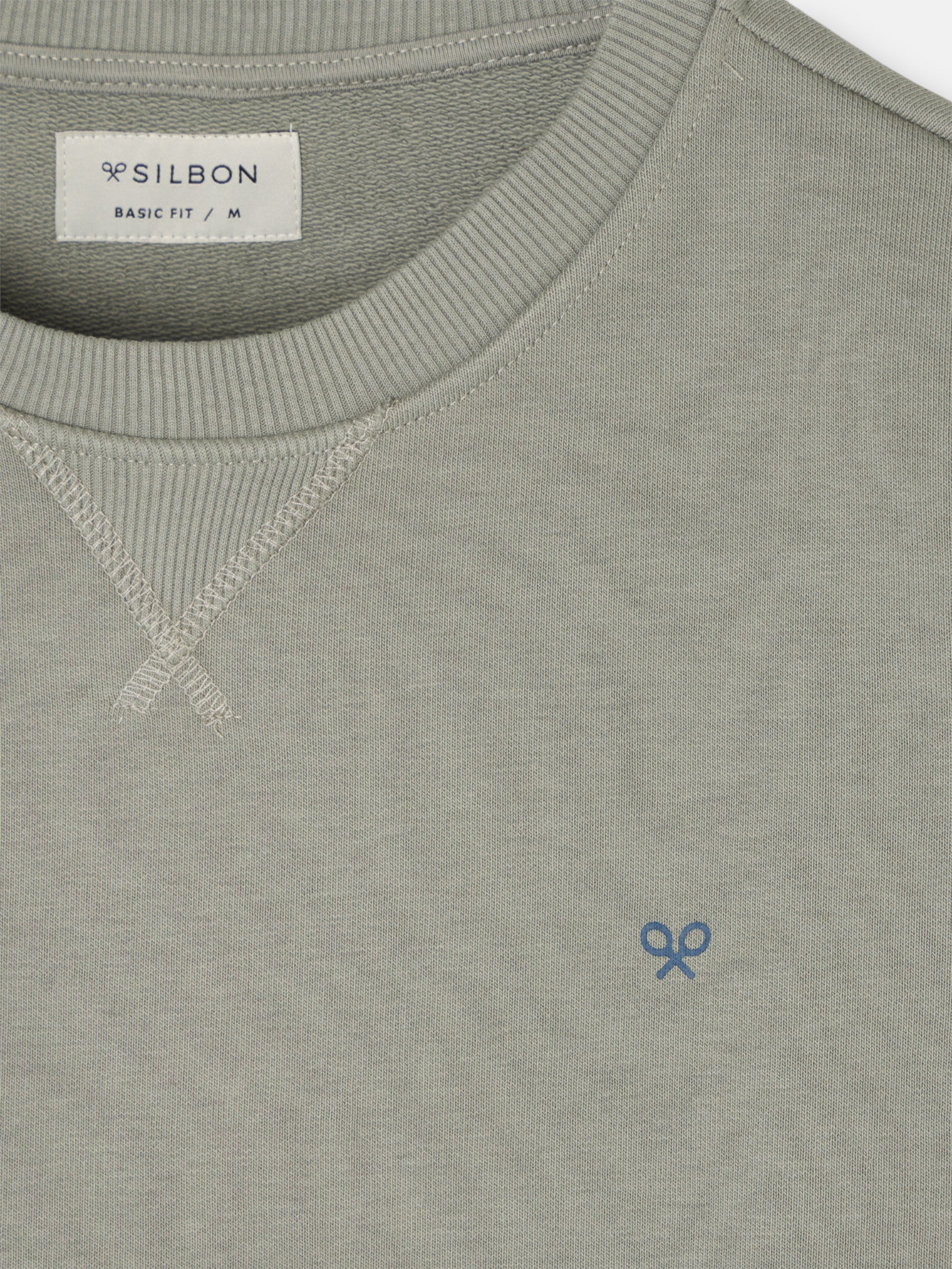 SB khaki shield sweatshirt