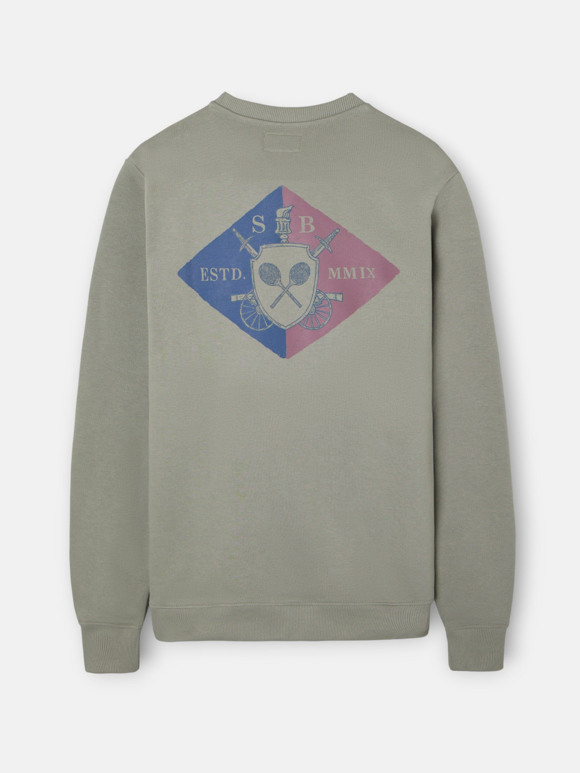 SB khaki shield sweatshirt