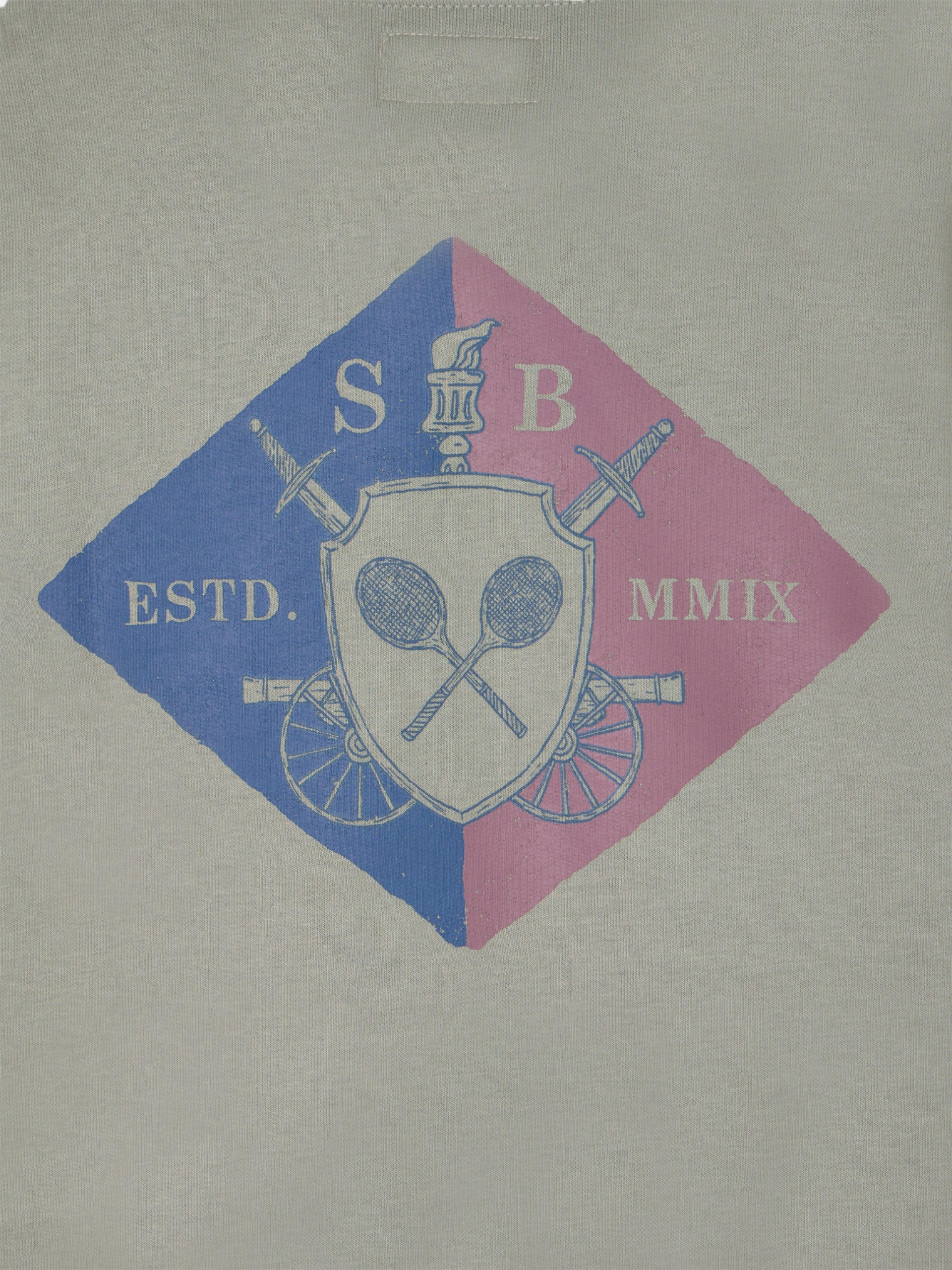 SB khaki shield sweatshirt