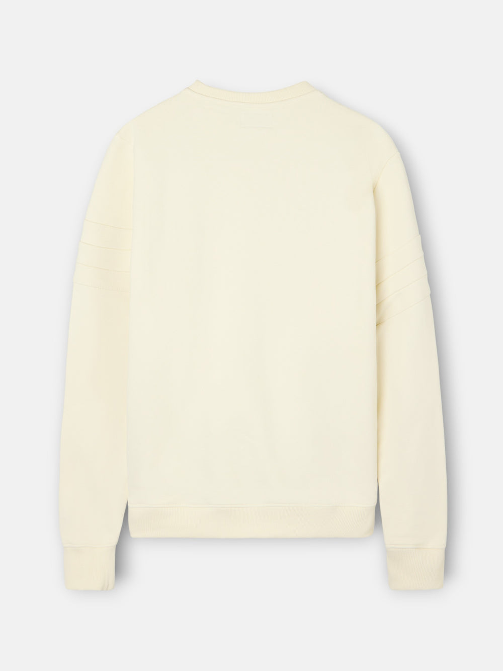 Sudadera raqueta relieve tono crema