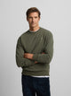 Green mini logo silbon sweatshirt