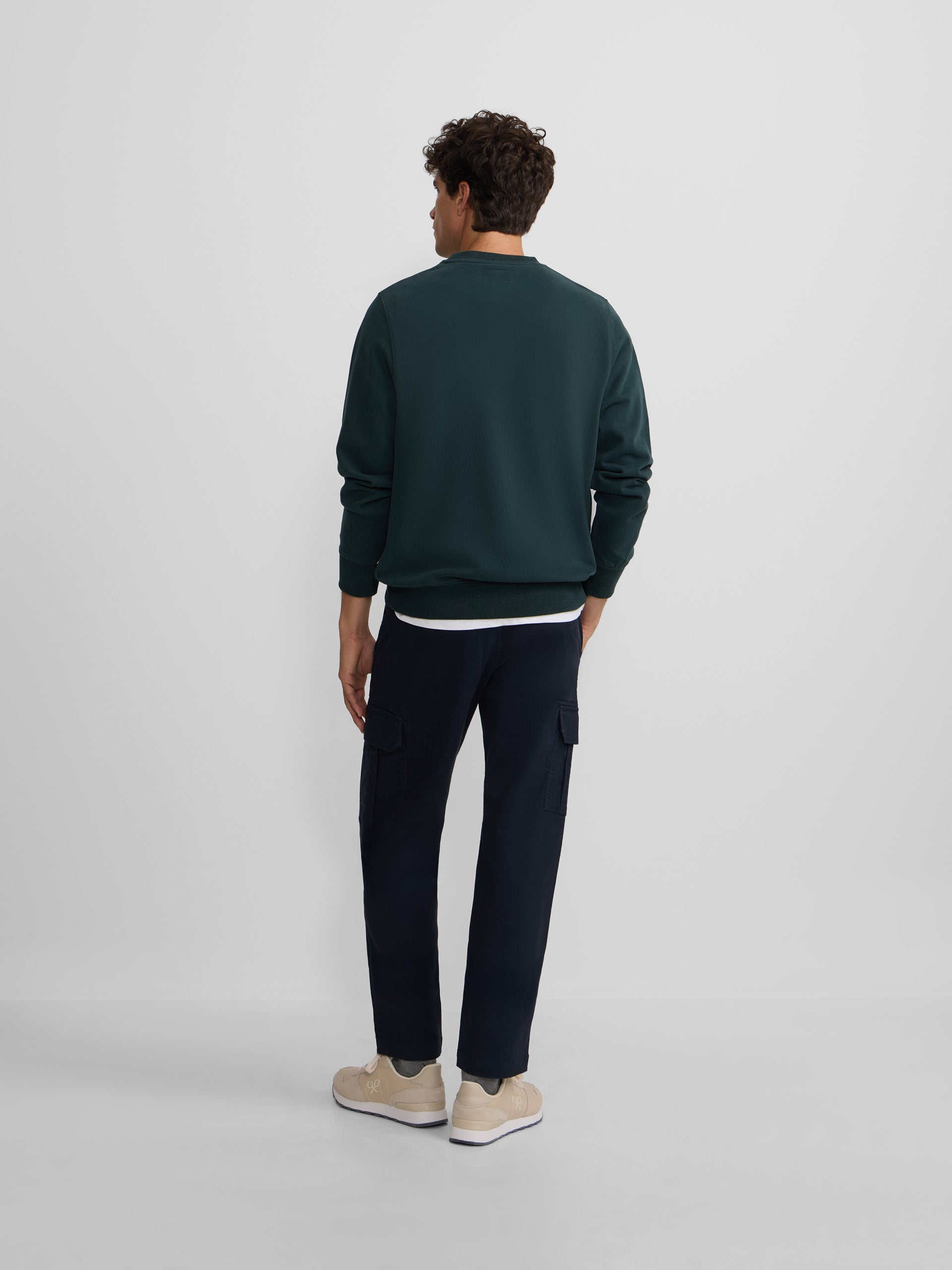 Silbon Mini Logo Dark Green Sweatshirt