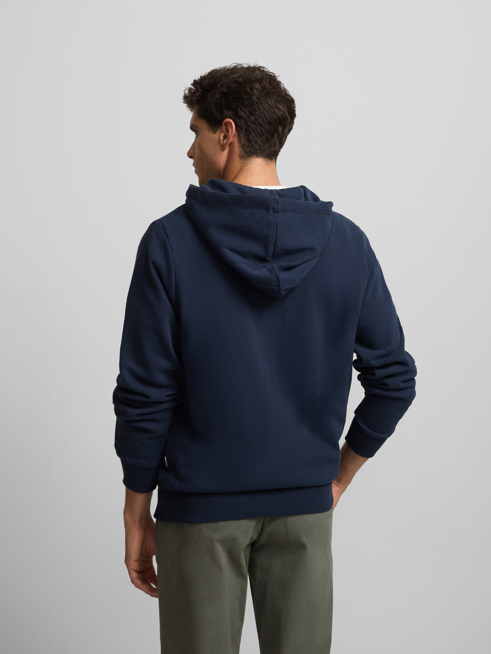 Classic navy hoodie sweatshirt