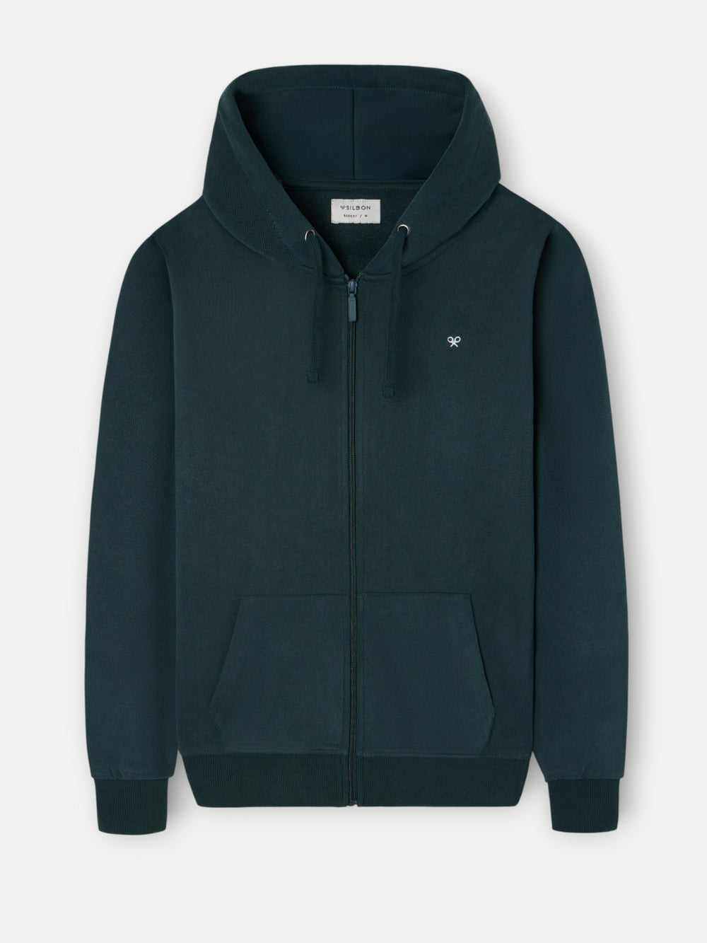 Classic dark green hoodie sweatshirt